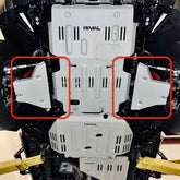 Rival 2024-Present Toyota Tacoma 4th Gen Aluminum Lower Controls Skid Plate