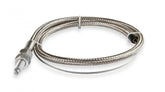 Throttle Cable Kit Stainless Steel Braided Adjustable and cuts to length. 36 Inch cable with 24 Inch sleeve Mr Gasket