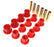 Energy Suspension Spring & Shackle Bushing - Red