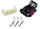 METRIPACK, 3 CAVITY, FEMALE, BLACK   REPLACEMENT CONNECTOR FOR 554-118 570-223