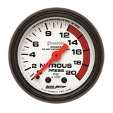 AutoMeter Traditional incandescent lighting illuminates around the perimeter of the dial 5728