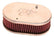K&N Universal Custom Air Filter - Oval - Red - 51mm Neck Flange
