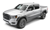Black Forge Pocket/Rivet Textured Finish 4-Pc Fender Flare Set For 19-22 Ram 1500 Will Not Fit Rebel And Trx Models Bushwacker