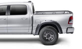 Black Forge Pocket/Rivet Textured Finish 4-Pc Fender Flare Set For 19-22 Ram 1500 Will Not Fit Rebel And Trx Models Bushwacker