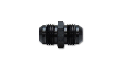 Vibrant -4 AN to -4 AN Straight Union Adapter Fitting | 6061 Aluminum, Anodized Black | 10231