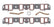 Ultra-Seal Intake Manifold Gaskets Fits 1964-1976 Ford 289/302 Small Block Mr Gasket