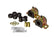 Energy Suspension 91-97 Toyota Land Cruiser FJ80 Front Sway Bar Bushing Set 23mm - Black