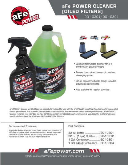 aFe Power MagnumFLOW Pro 5R Air Filter Power Cleaner 32 oz Spray Bottle | 90-10201