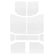 DEI 18-23 Jeep Wrangler JL 4-Door Boom Mat Headliner - 9 Piece - White