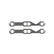 Ultra-Seal Header Gaskets Fits 1955-1991 Chevrolet 262-400 Gen I Small Block Square Ports, 1.45 Inch x 1.55 Inch Mr Gasket