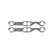 Ultra-Seal Header Gaskets Fits 1955-1991 Chevrolet 262-400 Gen I Small Block D-Shaped Ports, 1.55 Inch x 1.71 Inch Mr Gasket