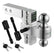 Rhino USA 6In Heavy Duty Drop Hitch - 2In (Silver)