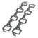 Ultra-Seal Header Gaskets Fits 1964-1995 Ford 289-351W Small Block 1.12 Inch x 1.48 Inch Ports Mr Gasket