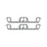 Ultra-Seal Header Gaskets Fits 1968-1992 Chrysler 318/340/360 LA Small Block Rectangular Ports, 1.30 Inch x 1.80 Inch Mr Gasket
