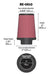 K&N Universal Rubber Filter 3inch FLG / 5inch OD-B / 4-5/8inch OD-T / 8inch H