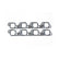 Ultra-Seal Header Gaskets Fits Ford 460 Big Block SVO Square Ports, 1.85 Inch x 1.91 Inch Mr Gasket