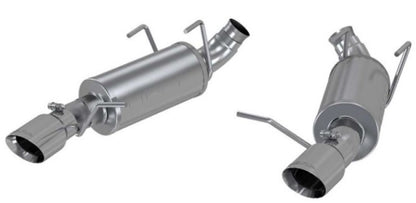 MBRP 11-14 Ford Mustang V6 3in. Dual Muffler Axle Back Split Rear Exhaust System AL | S7227AL