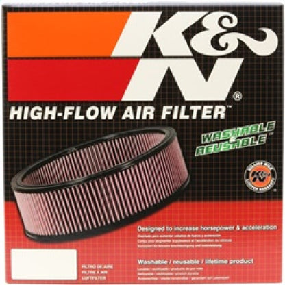 K&N Drop-In Air Filter | 1968-1993 Sierra, Camaro & Scorpio & more | E-1450