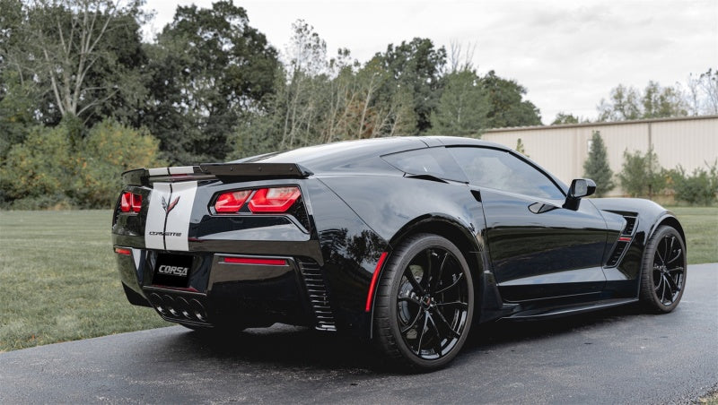 Corsa 2015-2019 Chevrolet Corvette C7 Z06 6.2L 2.75in Xtreme Axle-Back w/ Dual NPP & Quad Black Tips