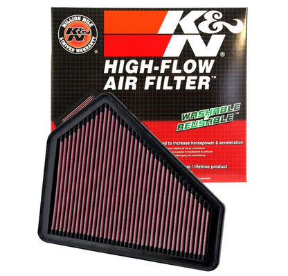 K&N Drop-In Air Filter | 2008-2015 Cadillac CTS-V & CTS | 33-2411