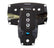 NRG Brushed Aluminum Sport Pedal A/T - Black w/Black Rubber Inserts