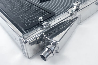 CSF Heat Exchanger with Rock Guard — 2020-2026 Toyota GR Supra & BMW G-Series | B48/B58, 2-Row 42mm | 8154