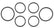Wilwood O-Ring Kit - 1.75in/1.38/1.38in Square Seal - 6 pk.