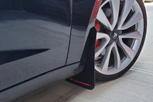 Load image into Gallery viewer, Rally Armor 17-23 Tesla Model 3 Black UR Mud Flap w/White Logo