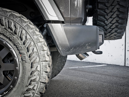 aFe Power MACH Force-Xp Axle-Back Exhaust System with Polished Tip 18-20 Jeep Wrangler L4-2.0T / V6-3.6L | 49-48070-1P