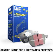 Load image into Gallery viewer, EBC 06-13 Audi A3 2.0 Turbo (Girling rear caliper) Ultimax2 Front Brake Pads