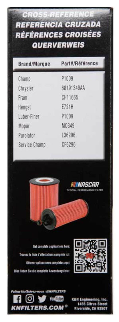 K&N Oil Filter | Cartridge | HP-7026