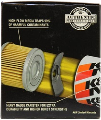K&N Oil Filter | 3/4 In. - 16UNF-2B Thread | HP-2004