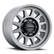 Method MR704 HD 17x9 18mm Offset 8x6.5 130.81mm CB Titanium Wheel