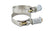 Vibrant SS T-Bolt Clamps Pack of 2 Size Range: 3.22in to 3.52in OD For use w/ 3in ID Coupling