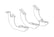 Go Rhino 2024 Toyota Tacoma DC 4dr Mounting Brackets (V-Series V3/RB10 Slim/RB20 Slim) - Tex. Blk