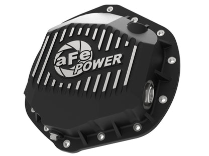 aFe Power Pro Series Rear Differential Cover Black with Machined Fins 14-18 Dodge Trucks 2500/3500 | 46-70392