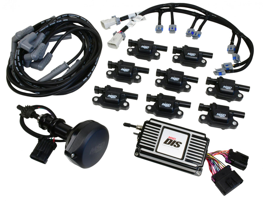 MSD Dis Direct Ignition System Kit Black Ford Small Block 289/302 MSD Ignition