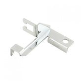 Throttle Cable Bracket Chrome This throttle cable bracket is made from chrome plated steel Mr Gasket