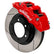 Wilwood 2022 Toyota Tundra/LC300 Aero6-DM Front Brake Kit 13.56 Red Rotor W/Lines