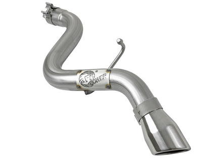 aFe Power MACH Force-Xp Axle-Back Exhaust System with Polished Tip 18-20 Jeep Wrangler L4-2.0T / V6-3.6L | 49-48070-1P
