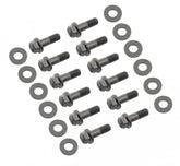 Intake Manifold Bolt Set Super Flanged Head Fits AMC 290-401, Small Block Chevrolet 265-400, Chrysler 273-440 except 426 Hemi & 5.2L/5.9L Magnum Mr Gasket