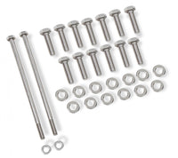 Oil Pan Bolt Set Polished Stainless Steel GM LS Engines Mr Gasket