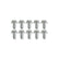 Timing Cover Bolt Set Fits 1955-1985 Small Block Chevrolet, 1965-1985 Big Block Chevrolet with Stamped Steel Timing Covers Mr Gasket