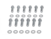 Intake Manifold Bolt Set 3/8-20 x 1.00 Inch 12-Point Head with Washers Mr Gasket