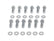 Intake Manifold Bolt Set 3/8-20 x 1.00 Inch 12-Point Head with Washers Mr Gasket
