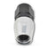 Russell 4AN ProClassic Straight Hose End With Black/Silver Finish 610013