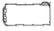 Oil Pan Gasket Molded Rubber with aluminum Carrier Fits GM LS7/LS9 with Oem Dry Sump Oil Pans Mr Gasket
