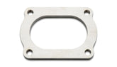 Vibrant T304 SS 4 Bolt Flange for 3in O.D. Oval tubing