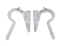 CVF Racing Polished billet trunk hinges for 1962 Chevrolet Impala, part TRUNK-HINGE-KIT-62I