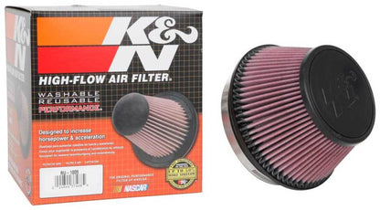 K&N Universal Air Filter | Round Tapered, 6in Flange, 4in Tall | RU-1009